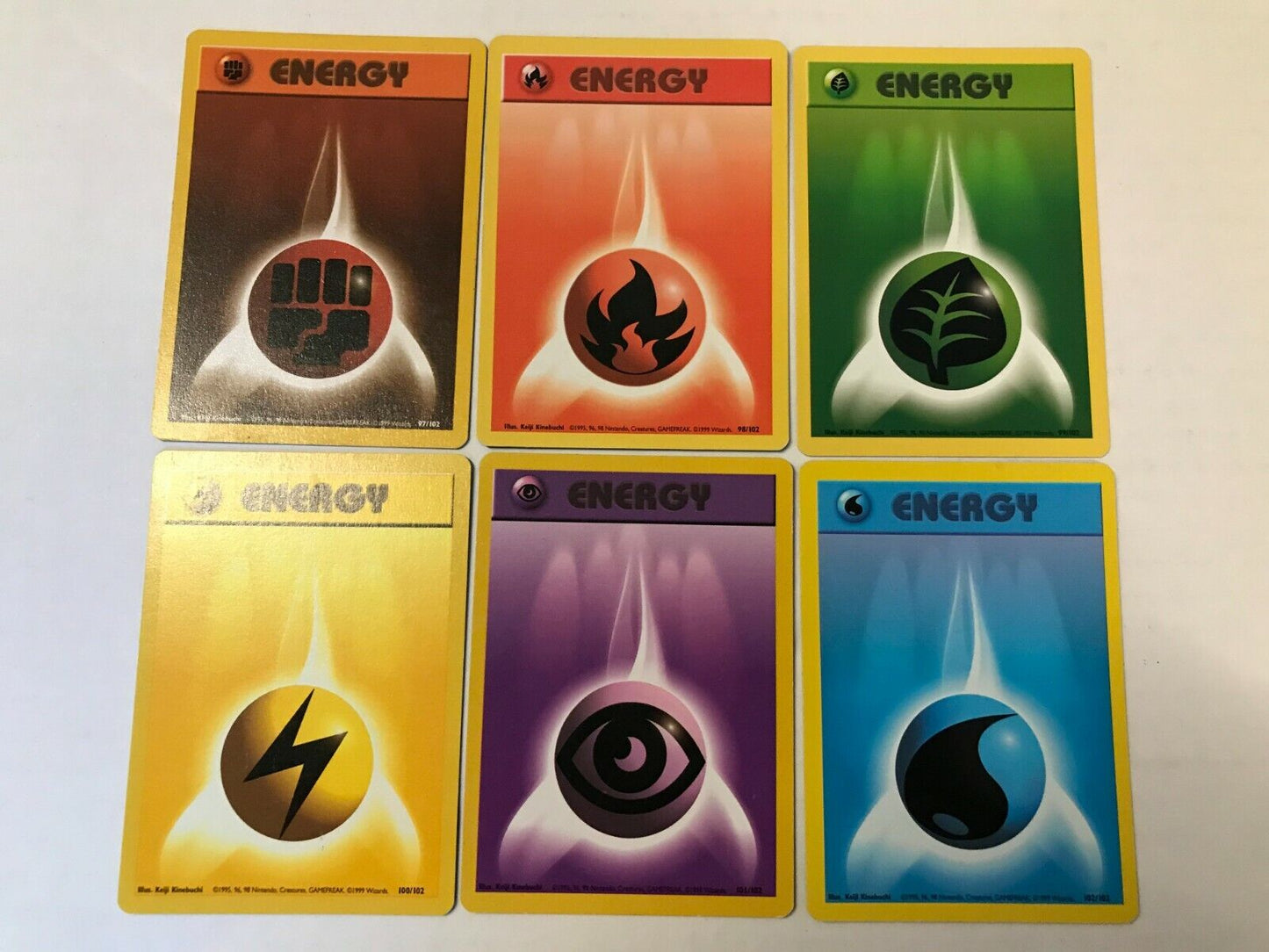 Pokemon Energy Card Sets WOTC Base Set To 2020 - Choose Your Set