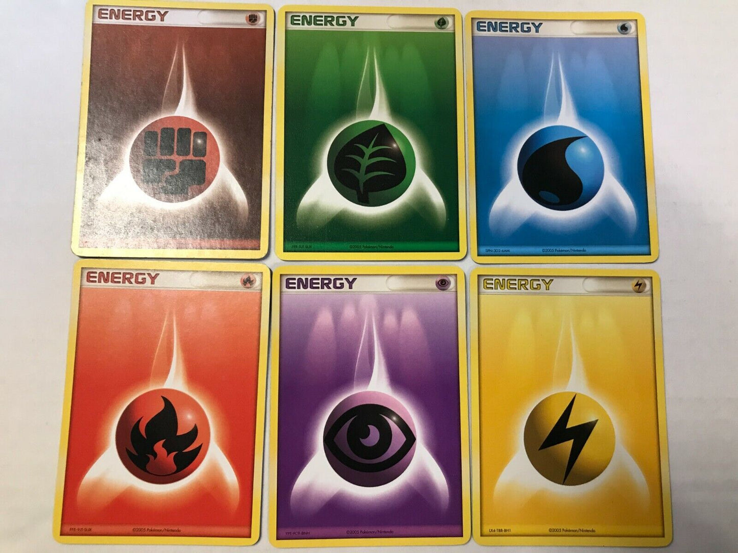 Pokemon Energy Card Sets WOTC Base Set To 2020 - Choose Your Set