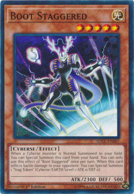 Boot Staggered - SDCL-EN007 - Common - 1st Edition - YuGiOh
