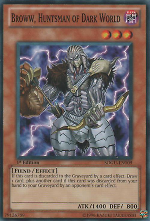 Broww, Huntsman of Dark World - SDGU-EN009 - Common - 1st Edition - LP
