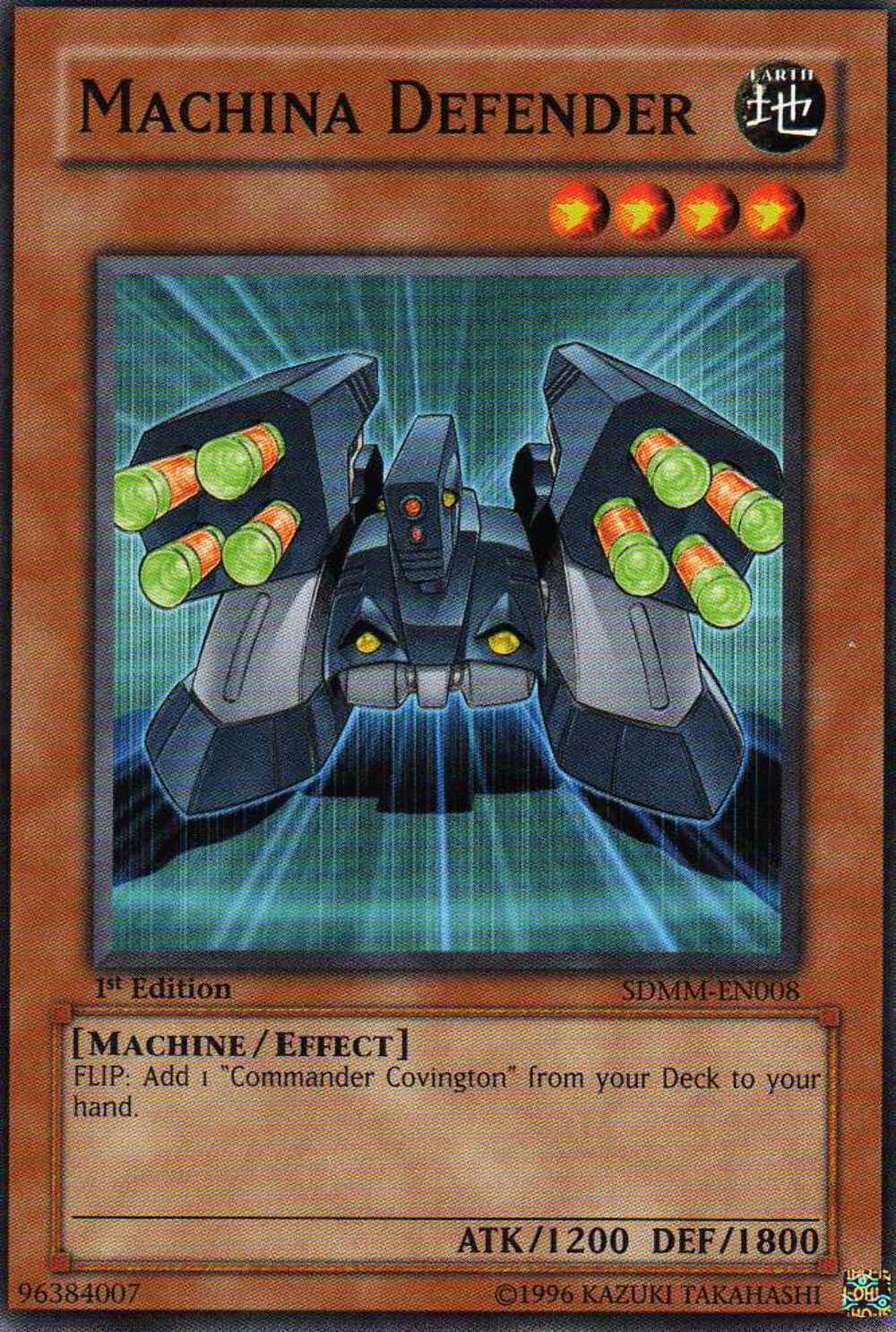 Machina Defender - SDMM-EN008 - Common - 1st Edition - YuGiOh