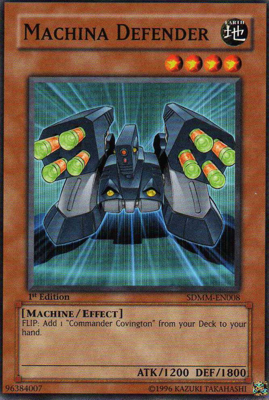 Machina Defender - SDMM-EN008 - Common - 1st Edition - YuGiOh
