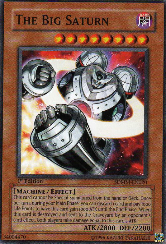 The Big Saturn - SDMM-EN020 - Common - 1st Edition - YuGiOh