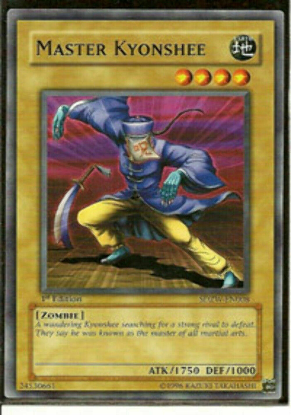 Master Kyonshee - SDZW-EN008 - Common - 1st Edition - YuGiOh