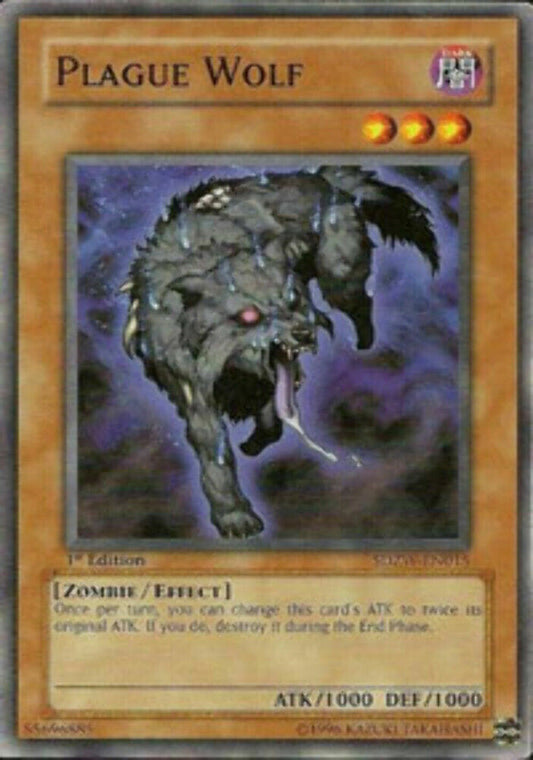 Plague Wolf - SDZW-EN015 - Common - 1st Edition - YuGiOh