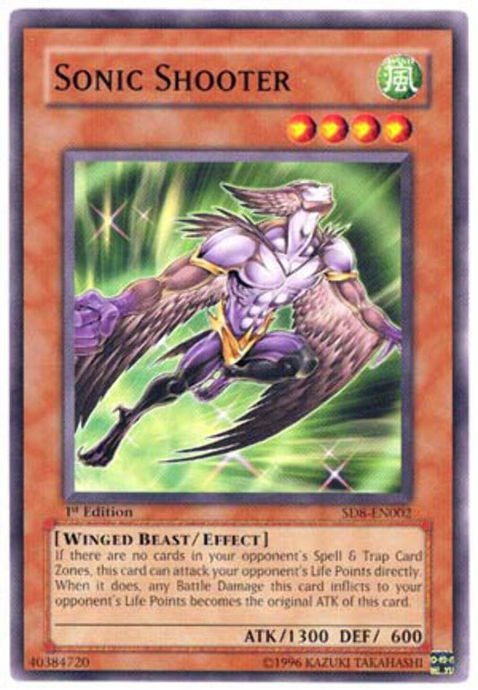 Sonic Shooter - SD8-EN002 - Common - 1st Edition - YuGiOh