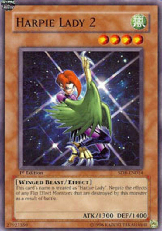 Harpie Lady 2 - SD8-EN014 - Common - 1st Edition - YuGiOh