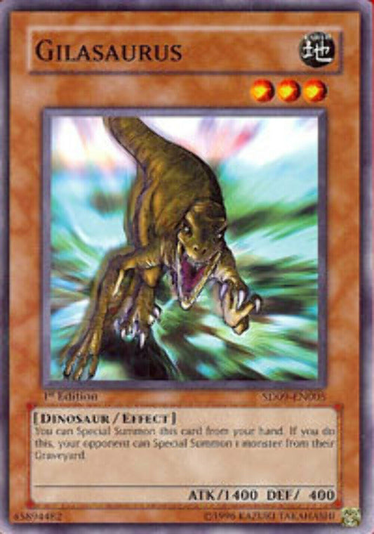 Gilasaurus - SD09-EN005 - Common - 1st Edition - YuGiOh
