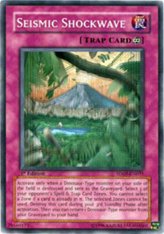 Seismic Shockwave - SD09-EN031 - Common - 1st Edition - YuGiOh
