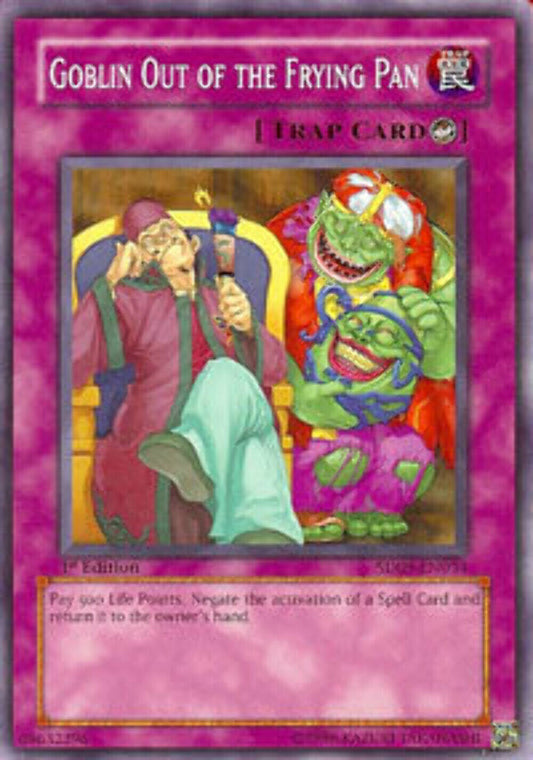 Goblin Out of the Frying Pan - SD09-EN034 - Common - 1st Edition - YuGiOh