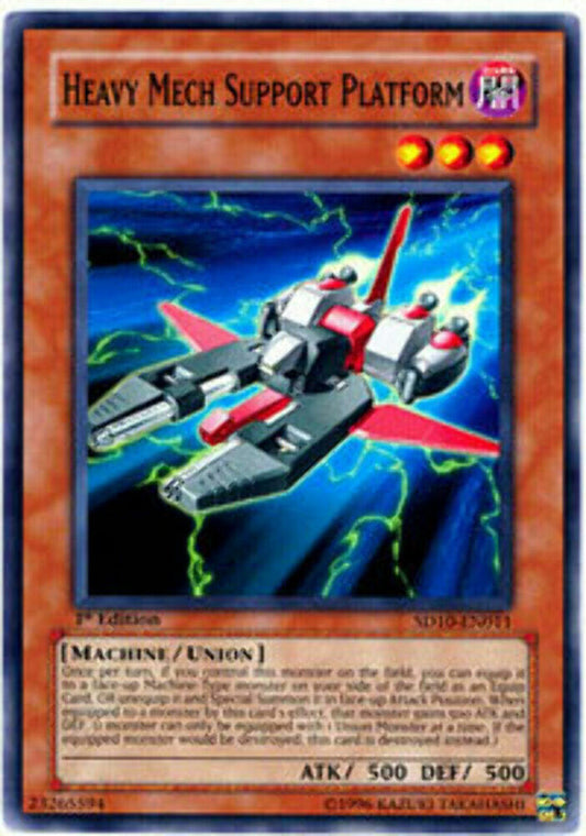 Heavy Mech Support Platform - SD10-EN011 - Common - 1st Edition - YuGiOh