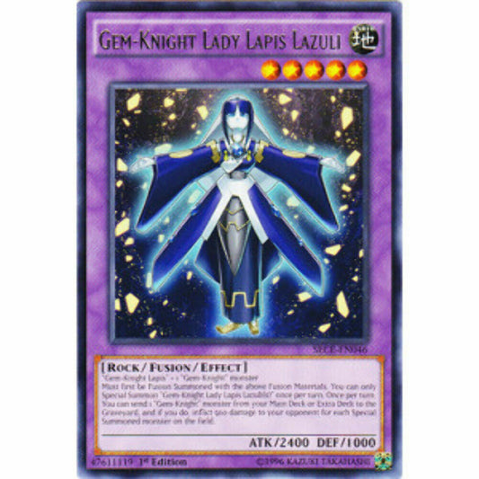 Gem-Knight Lady Lapis Lazuli - SECE-EN046 - Rare - Unlimited Edition - YuGiOh