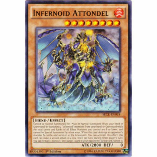 Infernoid Attondel - SECE-EN018 - Common - 1st Edition - YuGiOh