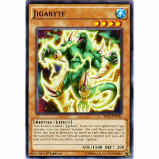 Jigabyte - SECE-EN034 - Common - 1st Edition - YuGiOh