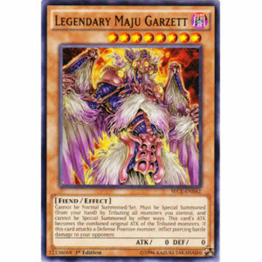 Legendary Maju Garzett - SECE-EN042 - Common - Mixed Editions - YuGiOh