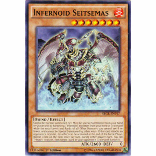 Infernoid Seitsemas - SECE-EN017 - Common - 1st Edition - YuGiOh
