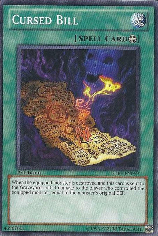 Cursed Bill - STBL-EN059 - Common - 1st Edition - YuGiOh