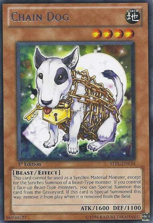 Chain Dog - STBL-EN034 - Rare - 1st Edition LP - YuGiOh