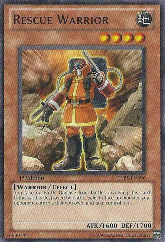 Rescue Warrior - STBL-EN006 - Common - 1st Edition - YuGiOh