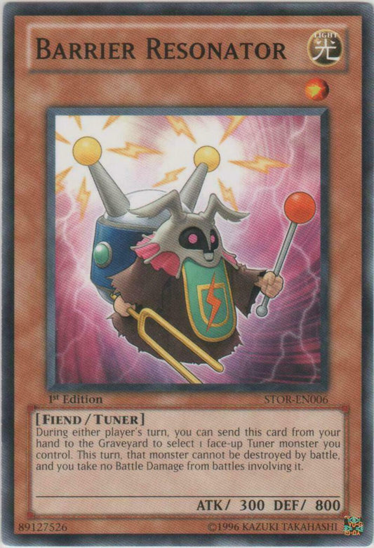 Barrier Resonator - STOR-EN006 - Common - Mixed Editions - YuGiOh