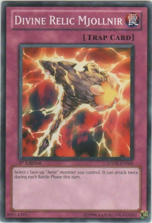 Divine Relic Mjollnir - STOR-EN066 - Common - Unlimited Edition - YuGiOh