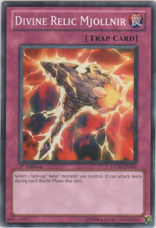 Divine Relic Mjollnir - STOR-EN066 - Common - 1st Edition - YuGiOh