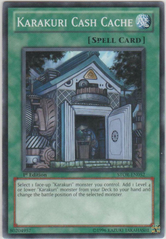 Karakuri Cash Cache - STOR-EN052 - Common - 1st Edition - YuGiOh