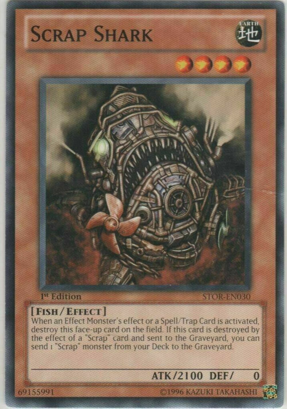 Scrap Shark - STOR-EN030 - Common - 1st Edition - YuGiOh
