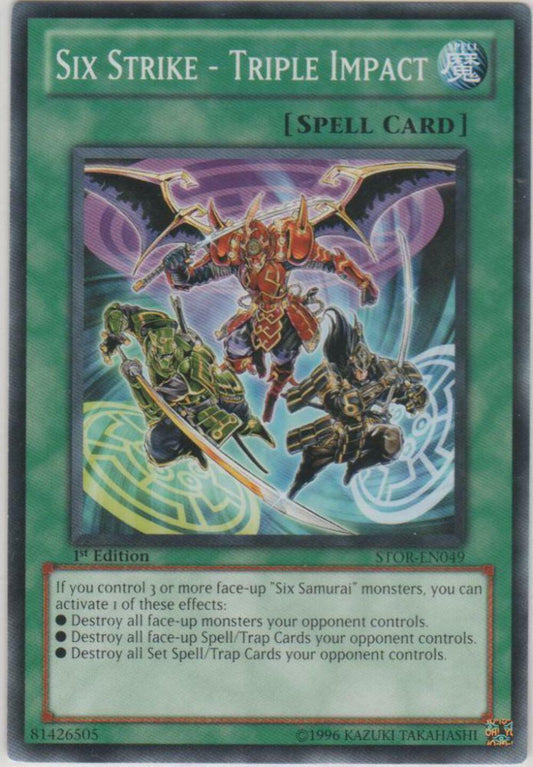 Six Strike - Triple Impact - STOR-EN049 - Common - 1st Edition - YuGiOh