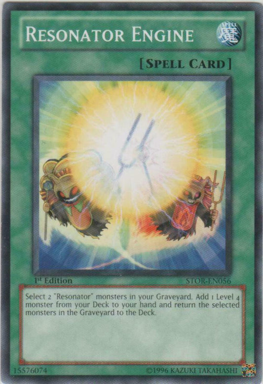 Resonator Engine - STOR-EN056 - Common - Unlimited Edition - YuGiOh