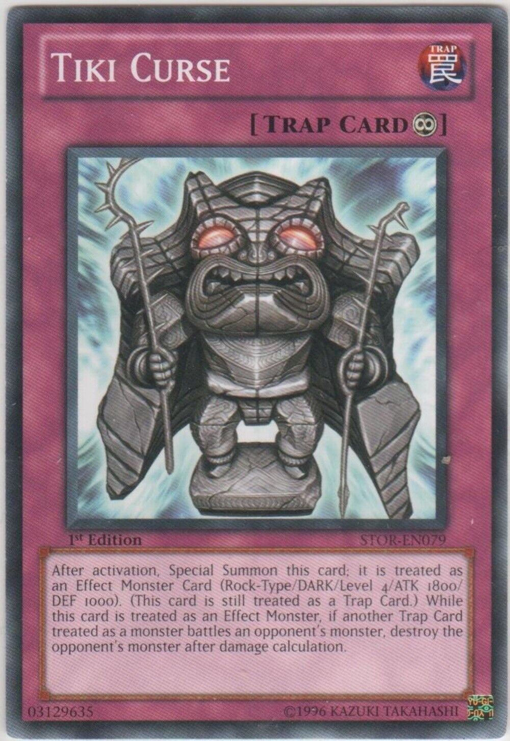 Tiki Curse - STOR-EN079 - Common - 1st Edition - YuGiOh