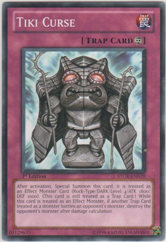 Tiki Curse - STOR-EN079 - Common - 1st Edition - YuGiOh