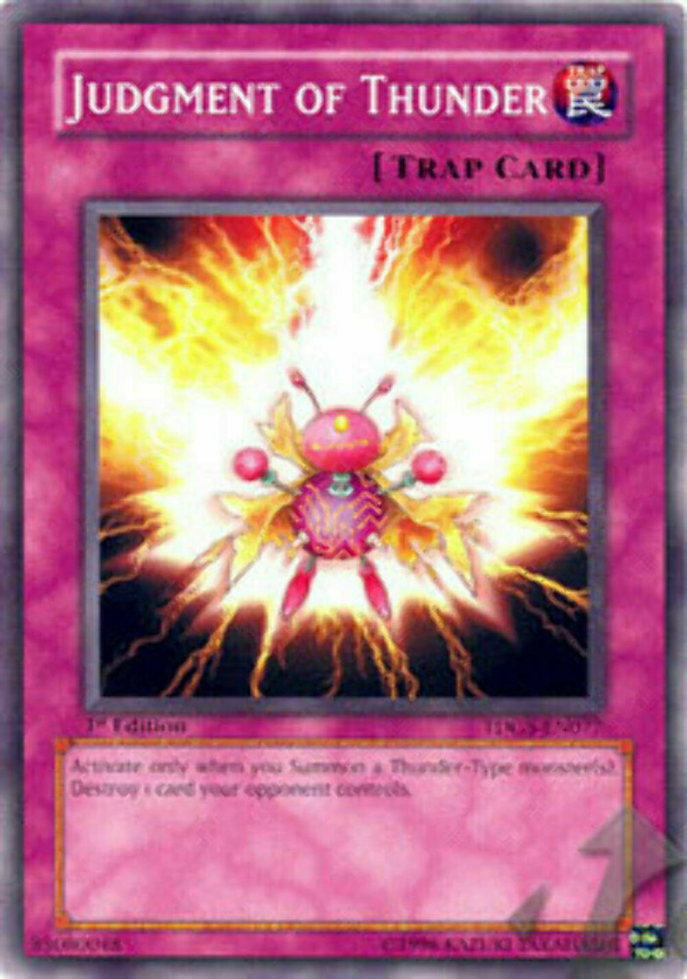 Judgment of Thunder - TDGS-EN077 - Common - Unlimited Edition - YuGiOh