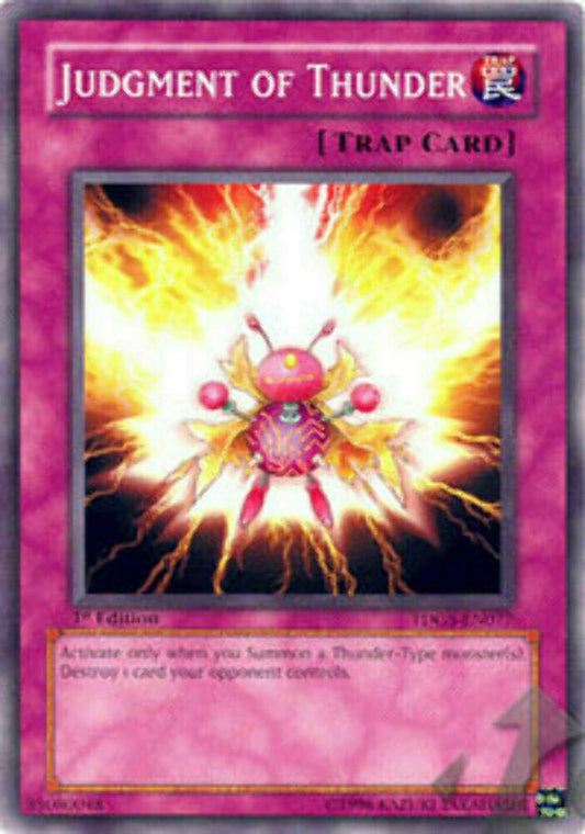 Judgment of Thunder - TDGS-EN077 - Common - Unlimited Edition - YuGiOh