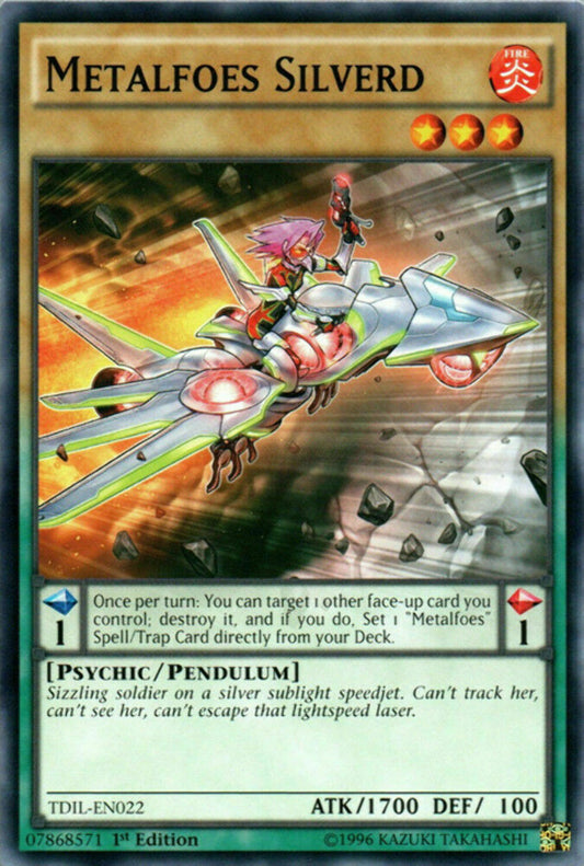Metalfoes Silverd - TDIL-EN022 - Common - 1st Edition - YuGiOh