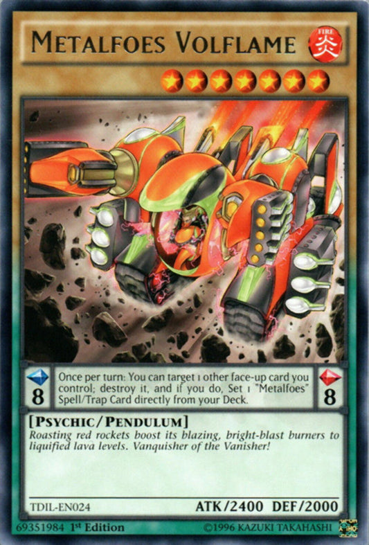 Metalfoes Volflame - TDIL-EN024 - Rare - 1st Edition - YuGiOh