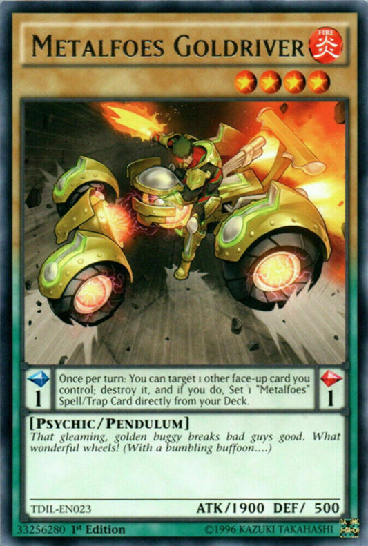 Metalfoes Goldriver - TDIL-EN023 - Rare - 1st Edition - YuGiOh