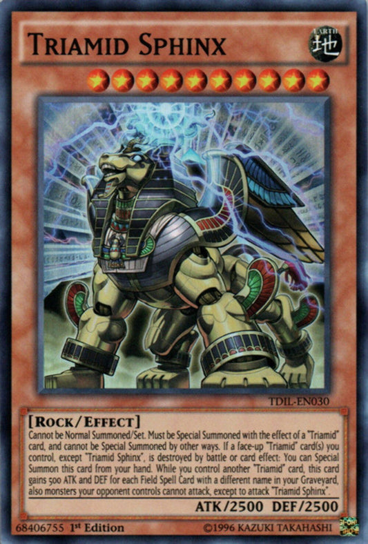 Triamid Sphinx - TDIL-EN030 - Super Rare - 1st Edition - YuGiOh
