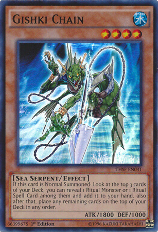 Gishki Chain - THSF-EN041 - Super Rare - Unlimited Edition - YuGiOh