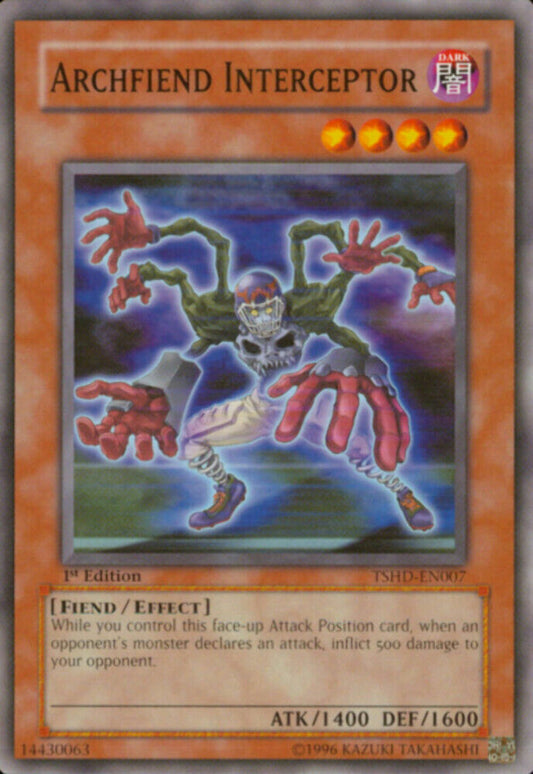 Archfiend Interceptor - TSHD-EN007 - Common - Unlimited Edition - YuGiOh