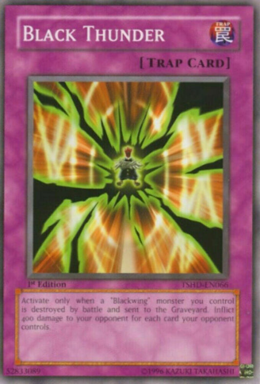 Black Thunder - TSHD-EN066 - Common - Unlimited Edition - YuGiOh