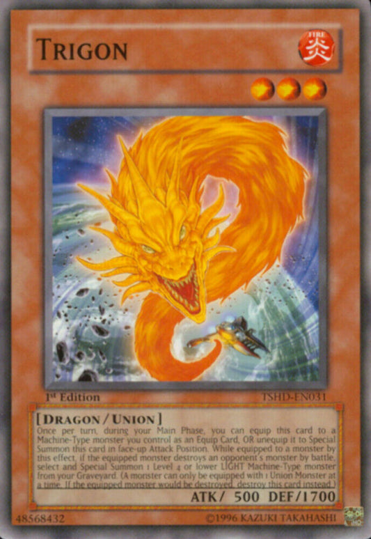 Trigon - TSHD-EN031 - Common - Unlimited Edition - YuGiOh