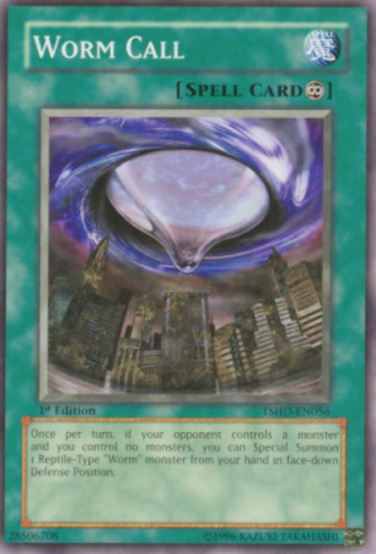 Worm Call - TSHD-EN056 - Common - 1st Edition - YuGiOh