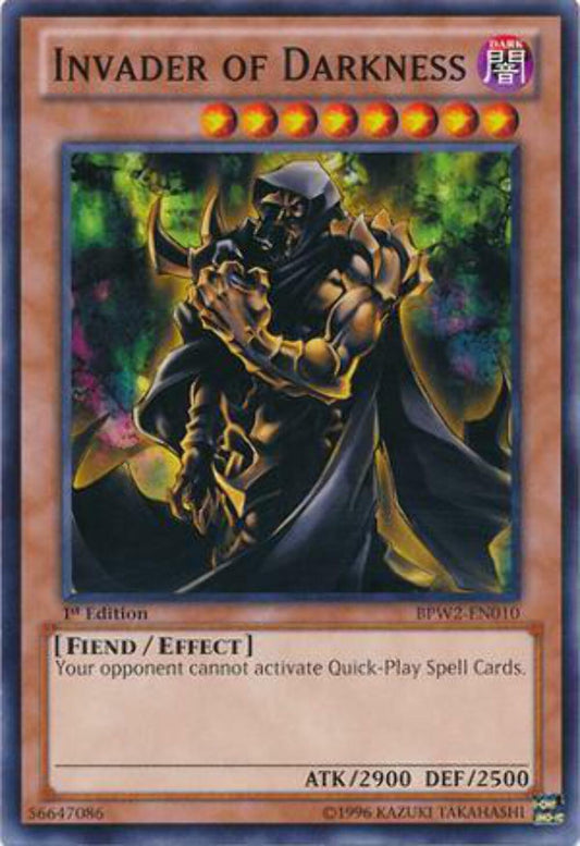 Invader of Darkness - WGRT-EN010 - Common - 1st Edition - YuGiOh