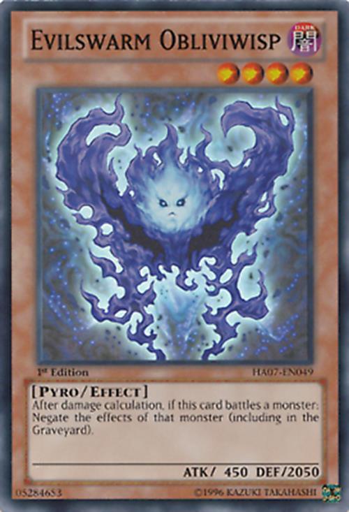 Evilswarm Obliviwisp - WGRT-EN057 - Common - 1st Edition - YuGiOh