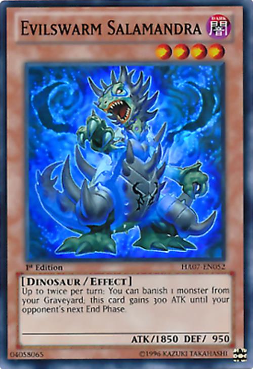 Evilswarm Salamandra - WGRT-EN058 - Common - 1st Edition - YuGiOh