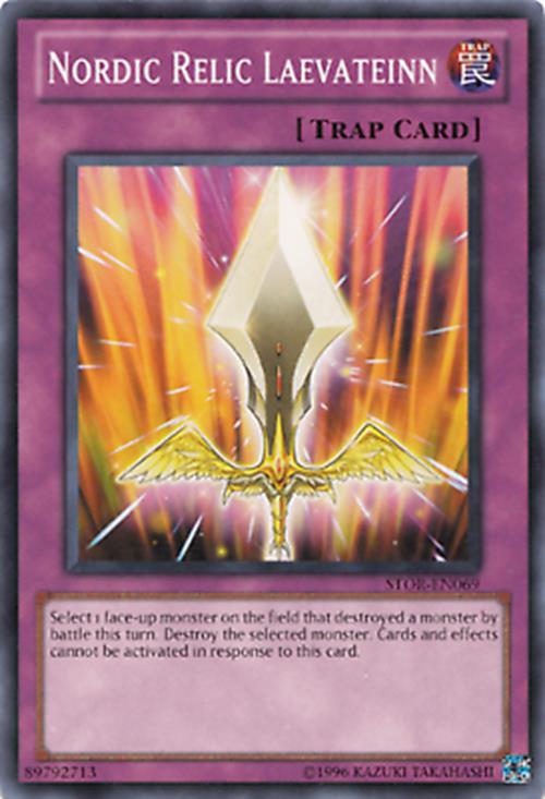 Nordic Relic Laevateinn - WGRT-EN089 - Super Rare - 1st Edition- YuGiOh