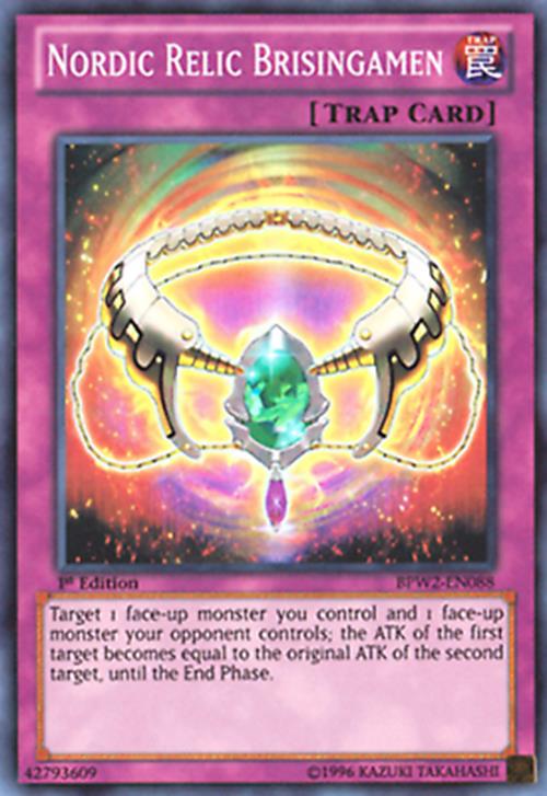 Nordic Relic Brisingamen - WGRT-EN088 - Super Rare - 1st Edition- YuGiOh