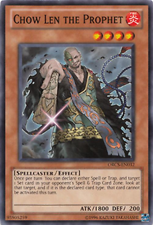 Chow Len the Prophet - WGRT-EN044 - Super Rare - 1st Edition - YuGiOh