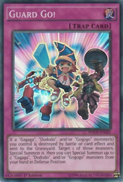Guard Go! - WSUP-EN029 - Super Rare - 1st Edition - YuGiOh